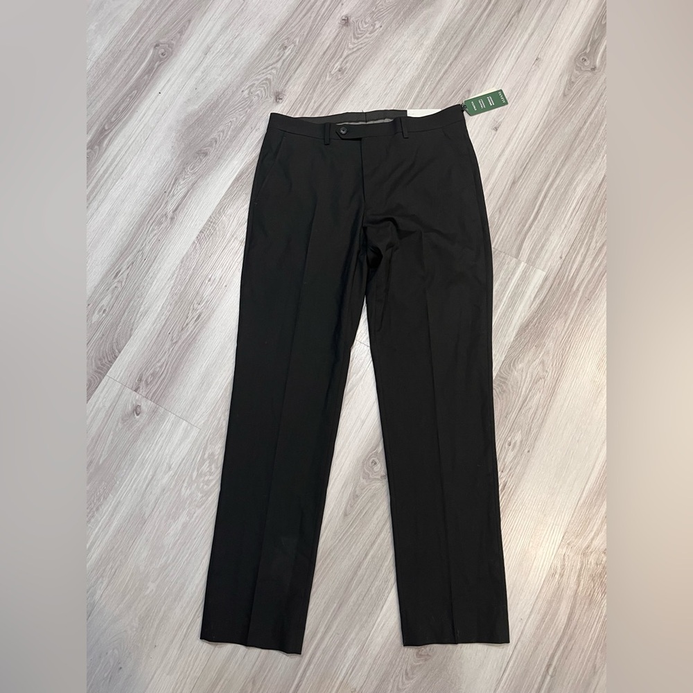 NWT.‎ ALFANI Men's Black Dress Pants